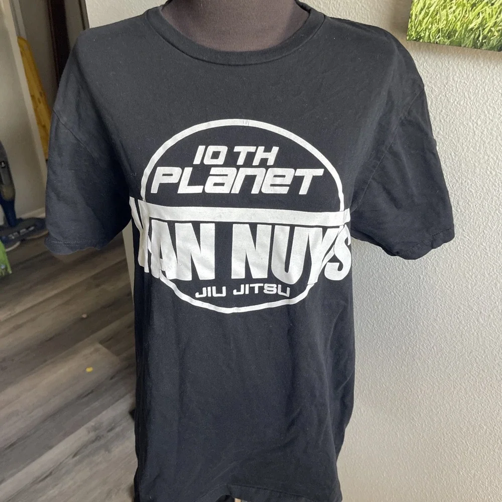 Cotton Heritage 10th Planet Van Nuys Jiu Jitsu Men Size M Black